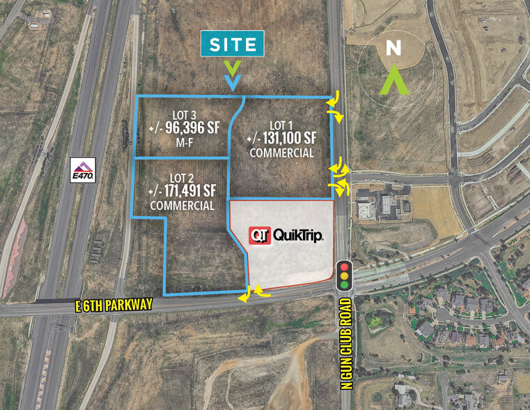 Nwc E 6th Parkway & Gun Club Road, Aurora, CO for sale - Building Photo - Image 1 of 1