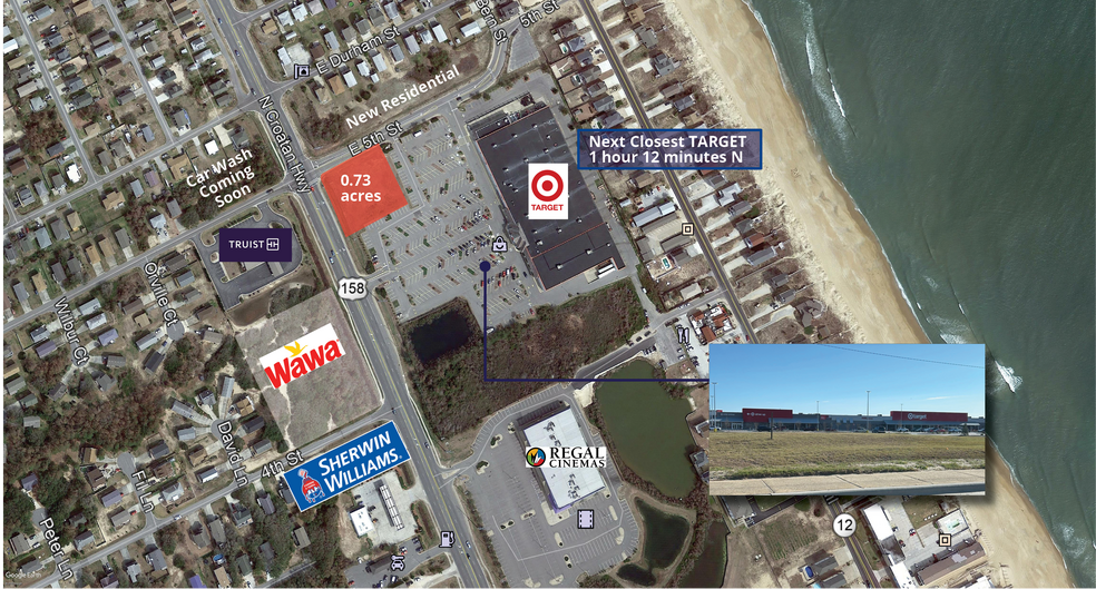 N Croatan Highway at 5th ST, Kill Devil Hills, NC for lease - Building Photo - Image 1 of 1