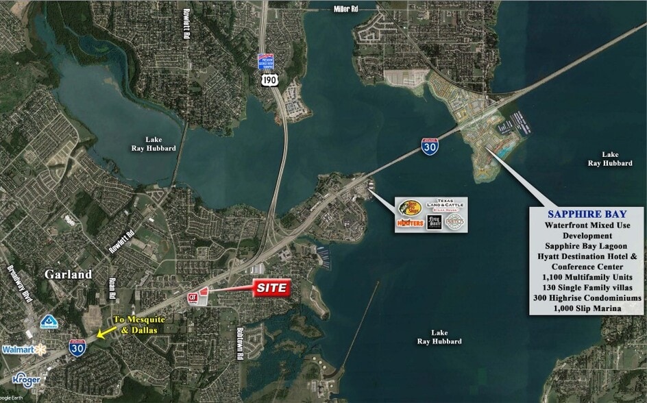 500 E IH 30 Hwy, Garland, TX for sale - Aerial - Image 2 of 3