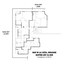 805 W La Veta Ave, Orange, CA for lease Floor Plan- Image 1 of 1