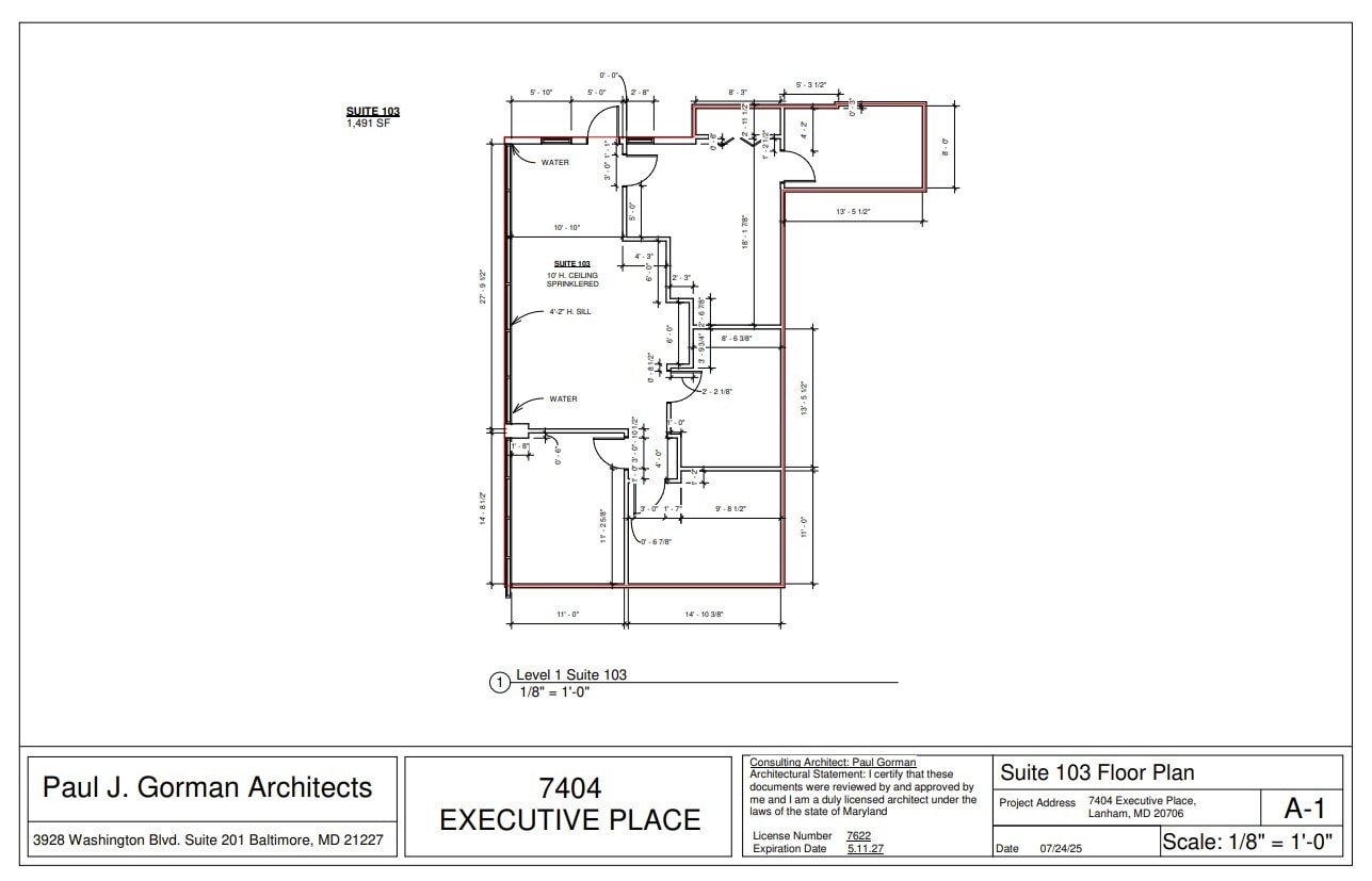 7375 Executive Pl, Lanham, MD for lease Floor Plan- Image 1 of 1
