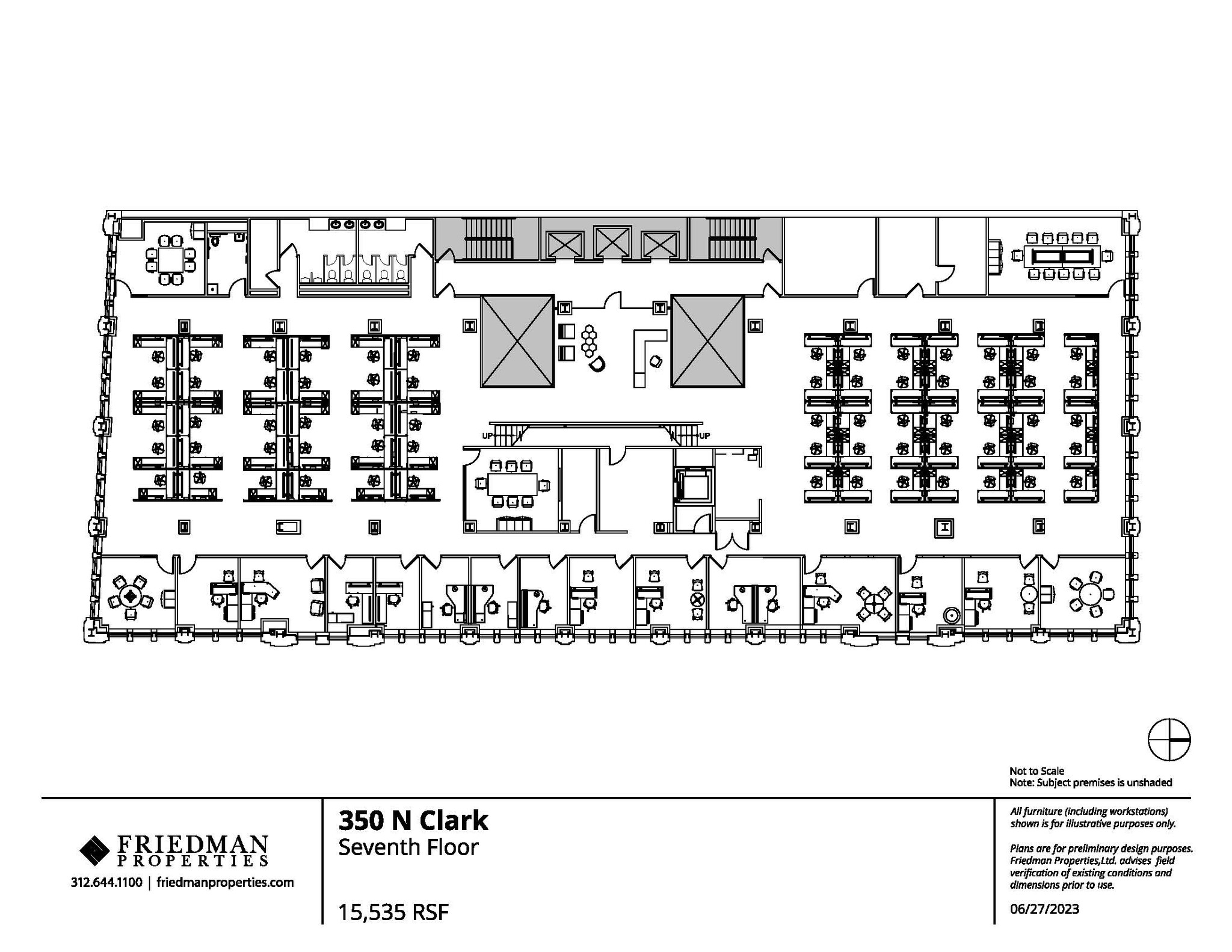 350 N Clark St, Chicago, IL for lease Floor Plan- Image 1 of 11