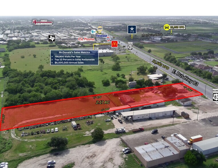 2912 Bus 83 Hwy, Mercedes, TX for sale - Primary Photo - Image 1 of 1