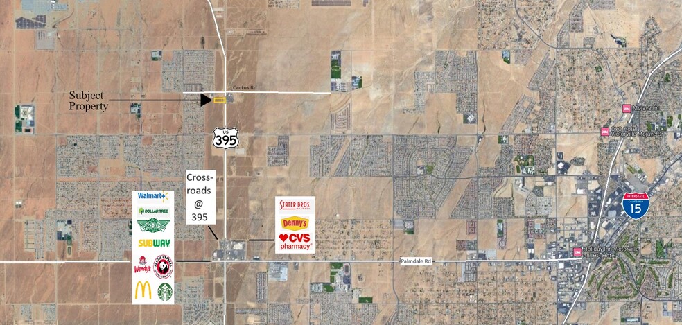 00000 U.S. 395 Hwy, Adelanto, CA for sale - Aerial - Image 2 of 8