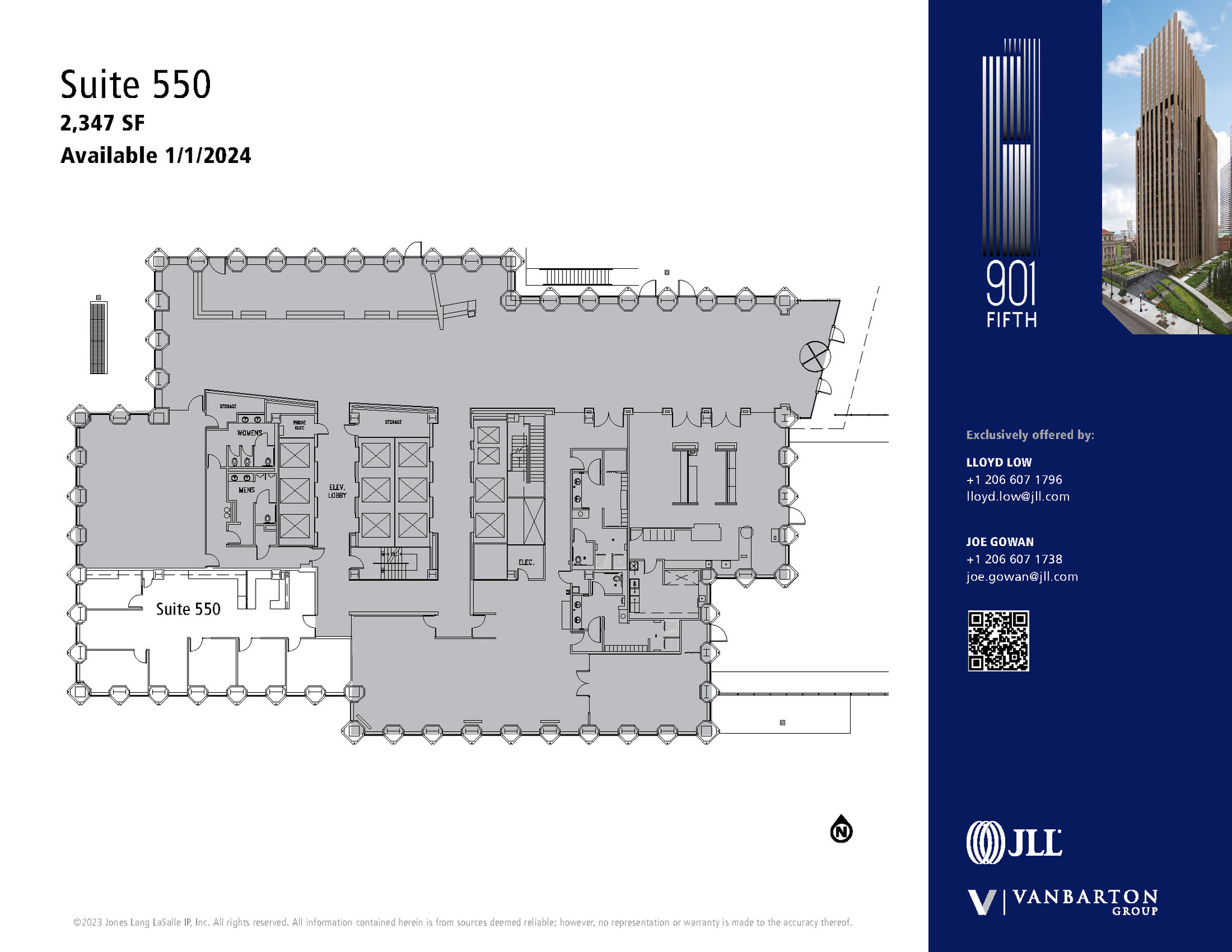 901 5th Ave, Seattle, WA for lease Floor Plan- Image 1 of 1