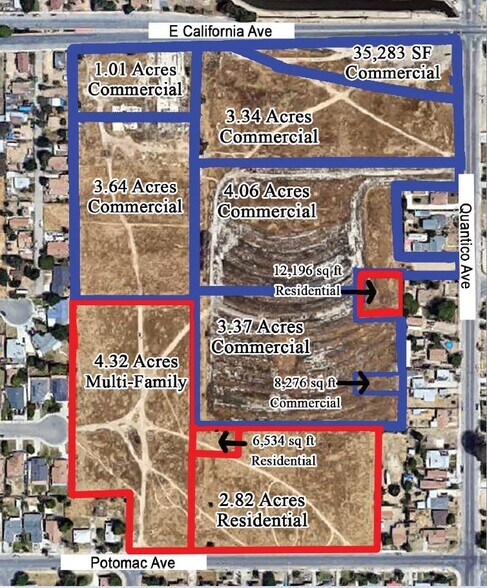 2515-2521 E California Ave, Bakersfield, CA for sale - Building Photo - Image 2 of 4