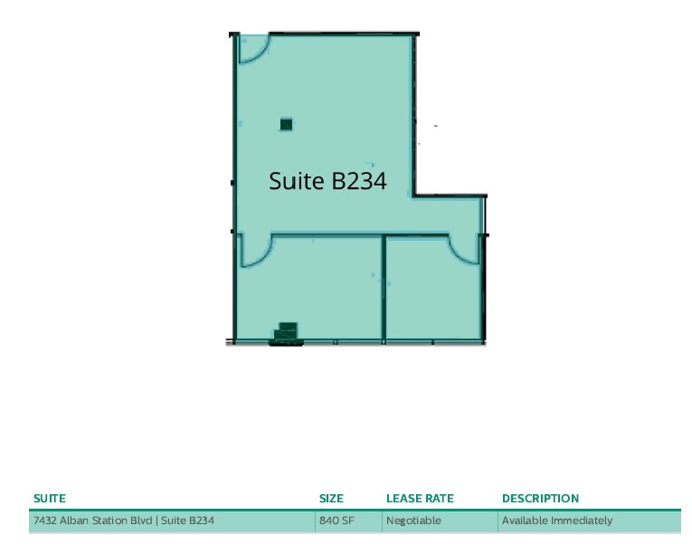 7426-7432 Alban Station Blvd, Springfield, VA for lease Floor Plan- Image 1 of 1