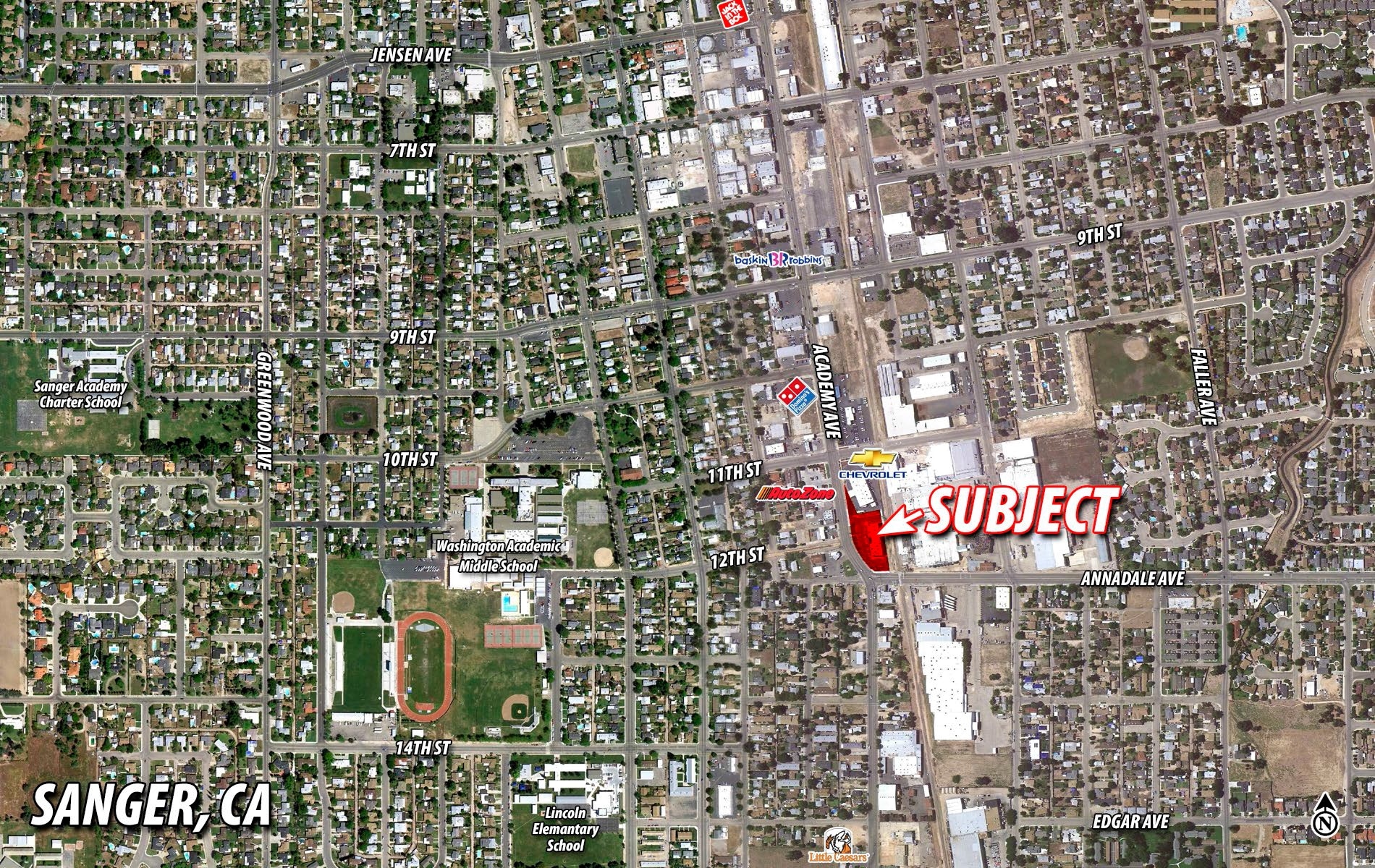 1132 Academy Ave, Sanger, CA 93657 Retail for Lease