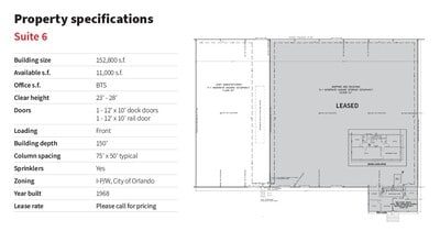2515 Shader Rd, Orlando, FL for lease Floor Plan- Image 1 of 1