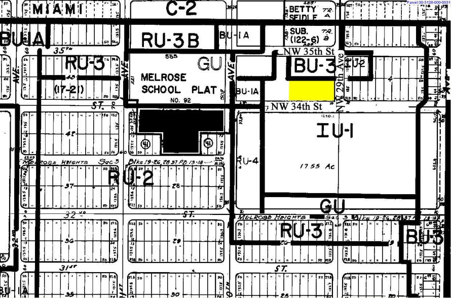 2901-2915 NW 34th St, Miami, FL for lease - Plat Map - Image 2 of 17