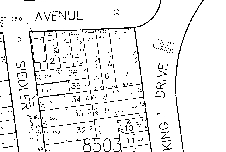 543-547 Martin Luther King Jr Dr, Jersey City, NJ for lease - Plat Map - Image 2 of 2