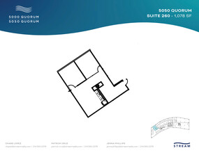 5050 Quorum Dr, Dallas, TX for lease Floor Plan- Image 1 of 1