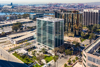 100 Oceangate, Long Beach, CA - aerial  map view