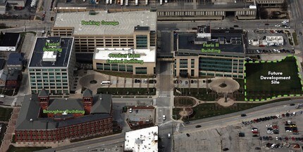 520 S Meridian St, Indianapolis, IN - AERIAL map view