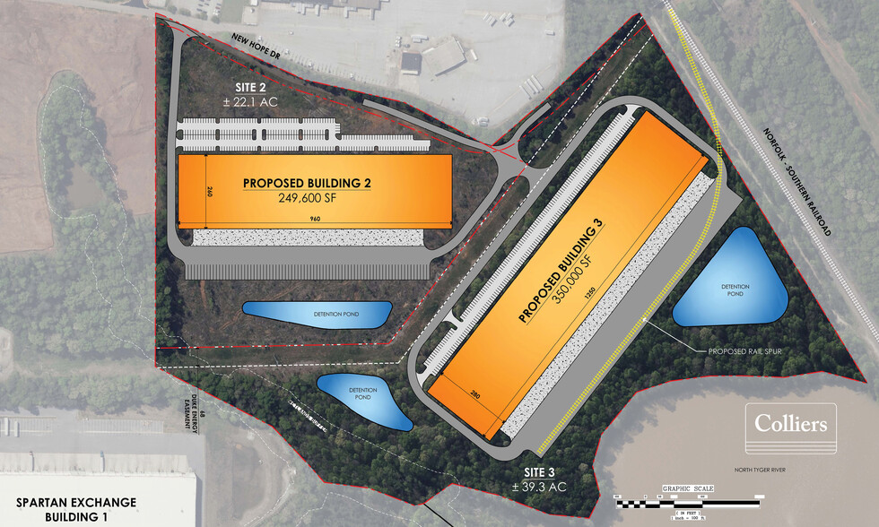 New Hope Dr, Wellford, SC for lease - Site Plan - Image 2 of 3