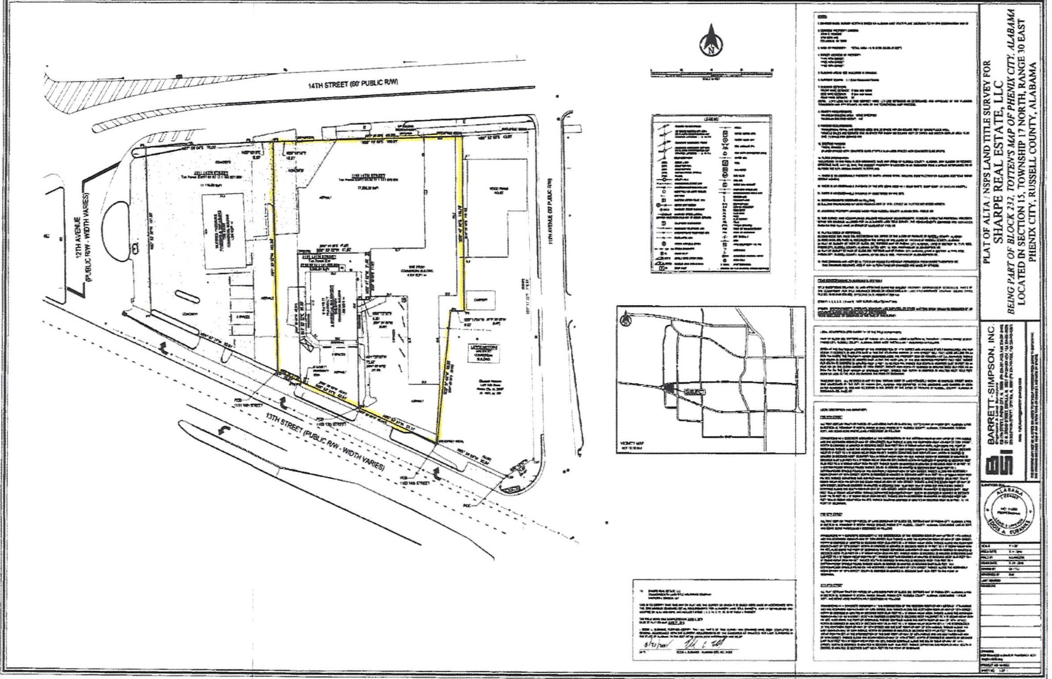 1103 14th St, Phenix City, AL for sale Site Plan- Image 1 of 4