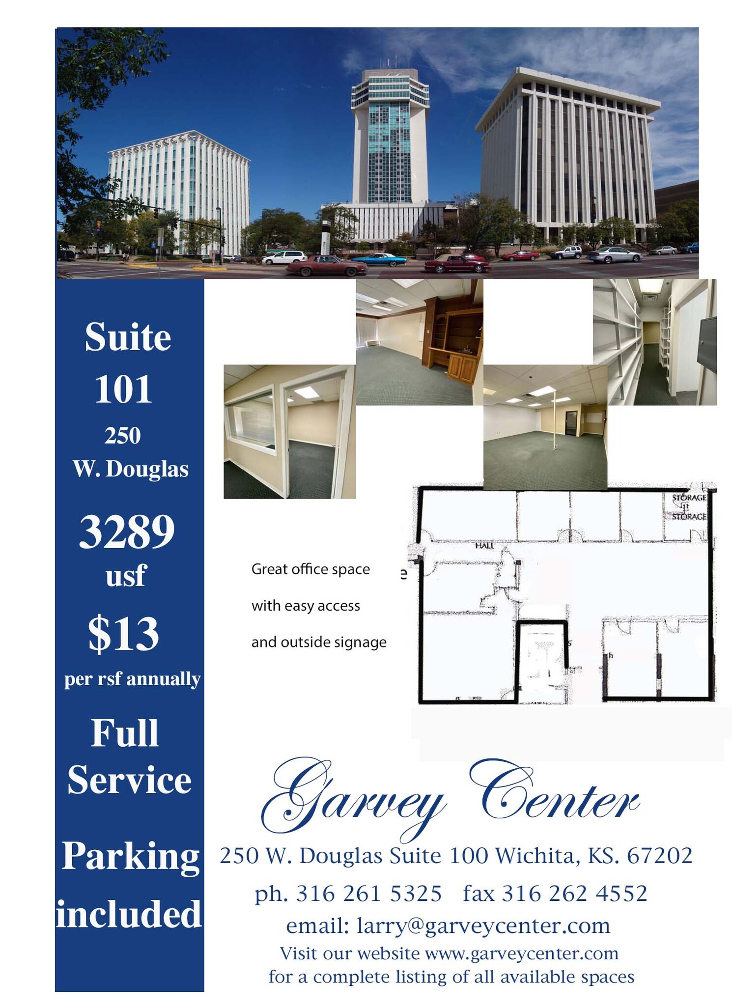 250 W Douglas Ave, Wichita, KS for lease Floor Plan- Image 1 of 1