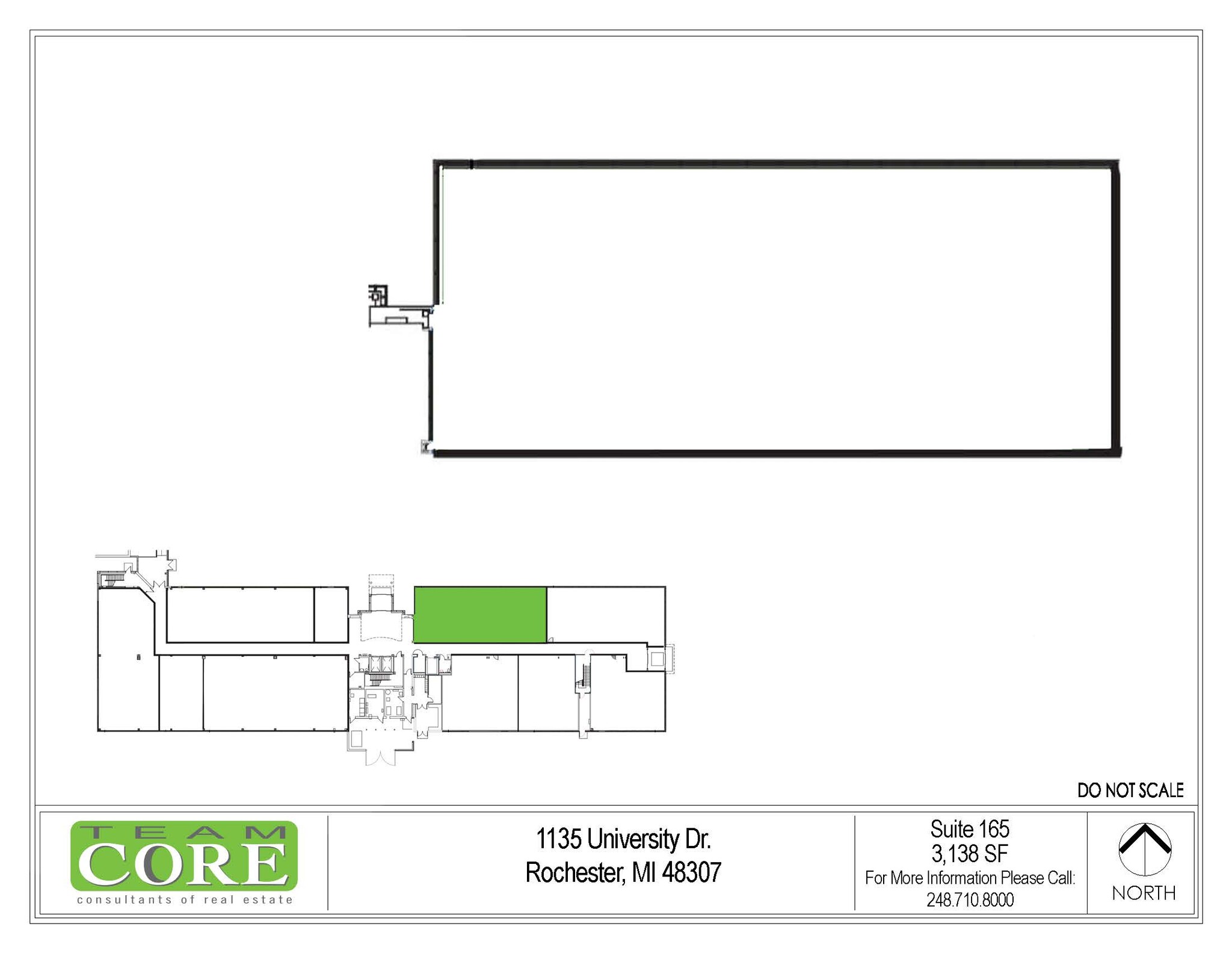 1135 W University Dr, Rochester Hills, MI for lease Floor Plan- Image 1 of 1