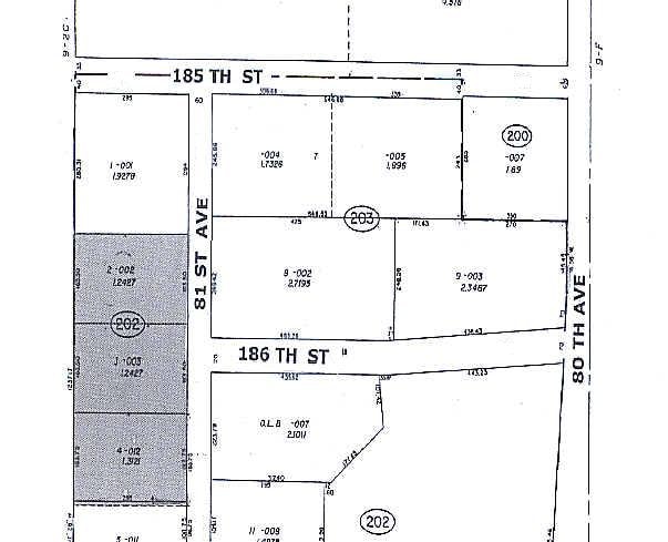 18524-18610 81st Ave, Tinley Park, IL for lease - Plat Map - Image 2 of 5