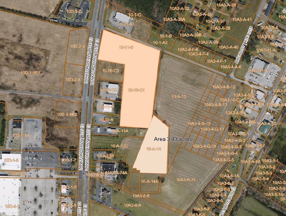 0000 Lankford Highway Hwy, Exmore, VA for sale Aerial- Image 1 of 2