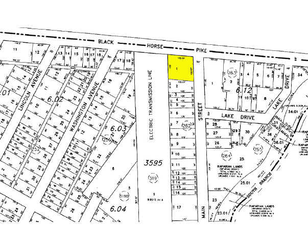 816 Black Horse Pike, Mount Ephraim, NJ for sale - Plat Map - Image 3 of 3