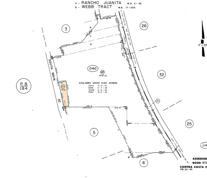 1530 S Main St, Walnut Creek, CA for sale - Plat Map - Image 2 of 2