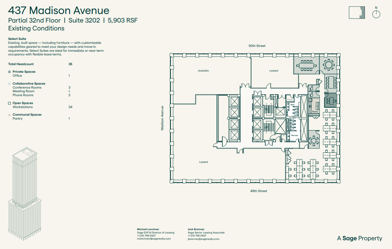 437 Madison Ave, New York, NY for lease Floor Plan- Image 1 of 1