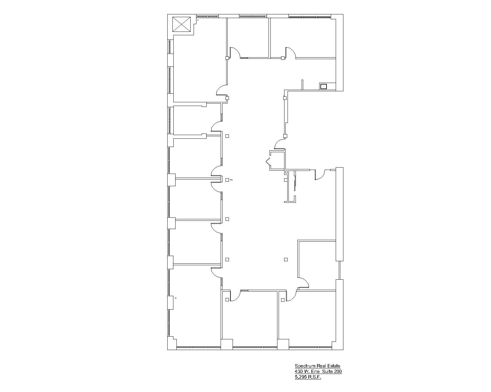 430 W Erie St, Chicago, IL for lease Floor Plan- Image 1 of 1