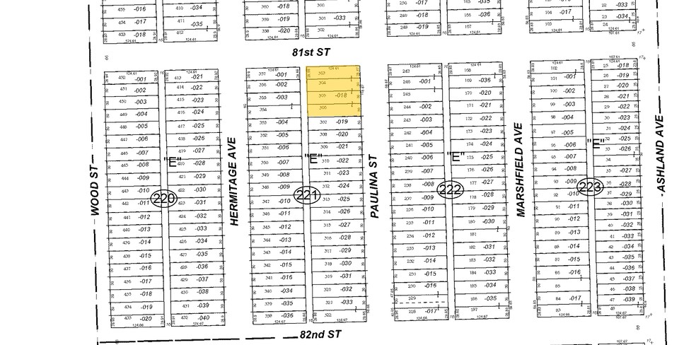 8100-8110 S Paulina St, Chicago, IL for sale - Plat Map - Image 2 of 2