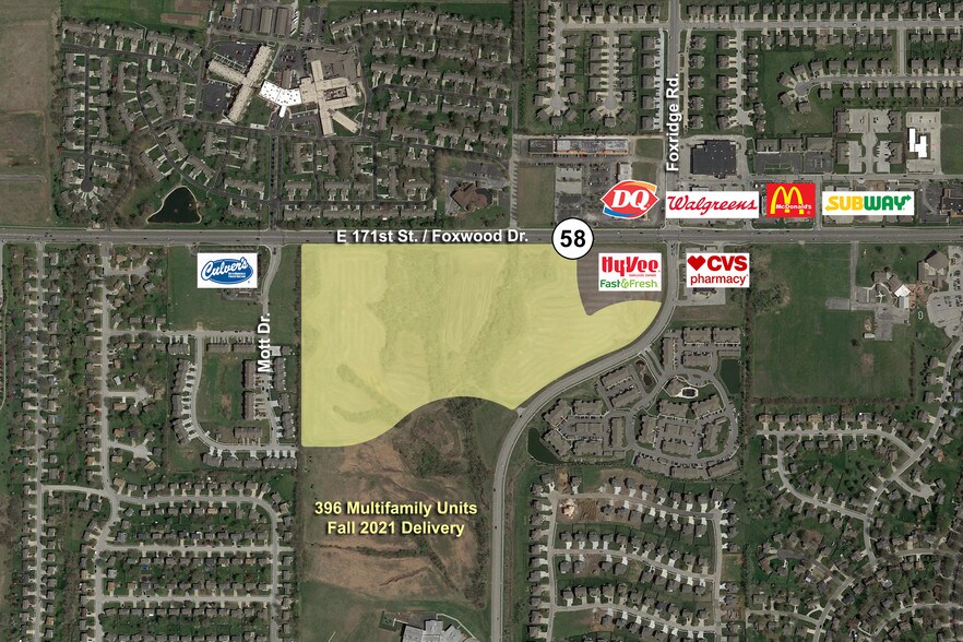 Mott Dr. & Foxwood Dr, Raymore, MO 64083 Land for Sale