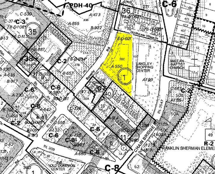 1355 Beverly Rd, McLean, VA for lease - Plat Map - Image 2 of 13