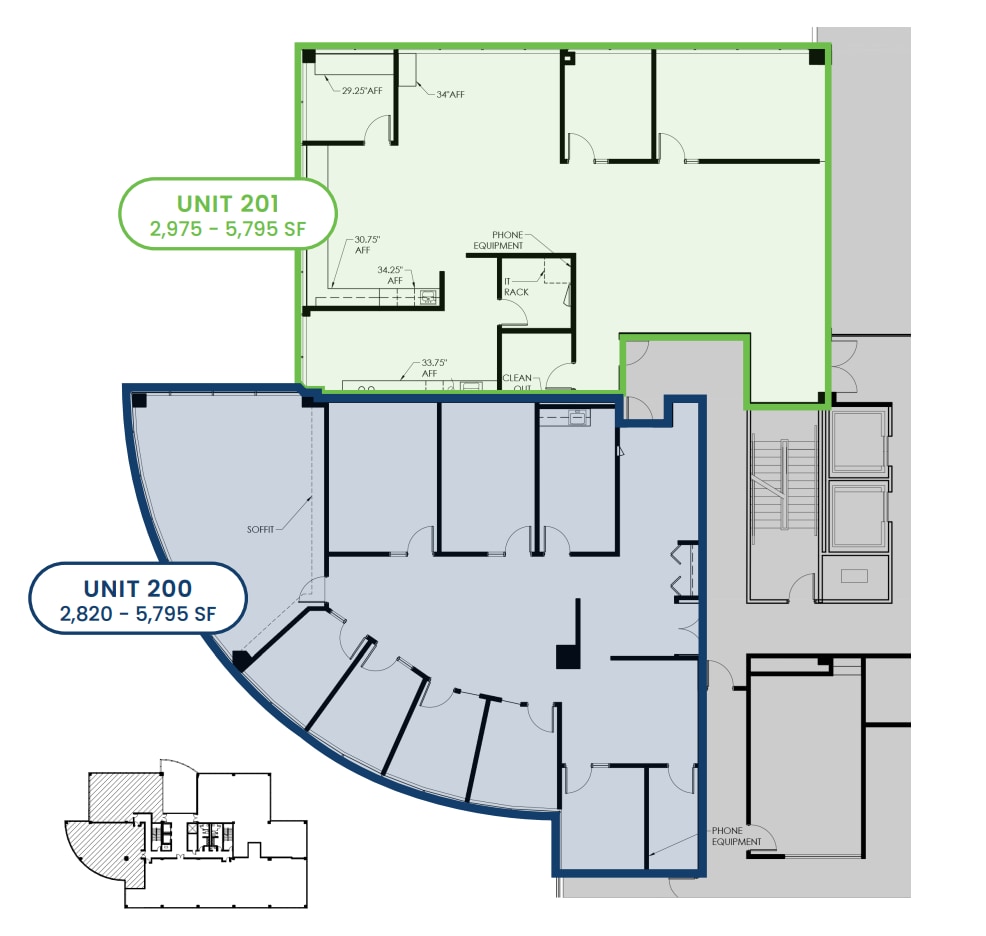 1000 Burr Ridge Pky, Burr Ridge, IL for lease Floor Plan- Image 1 of 1