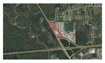 NE Corner I-12 & LA-445, Ponchatoula, LA - aerial  map view