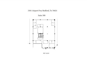 3301 Airport Fwy, Bedford, TX for lease Floor Plan- Image 2 of 3