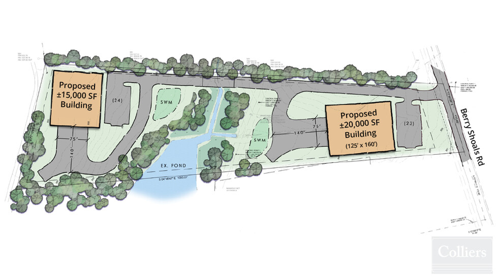 929 Berry Shoals Rd, Duncan, SC for sale - Site Plan - Image 2 of 2