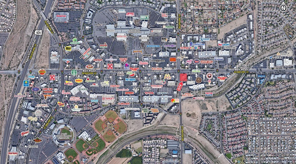 16955 N 75th Ave, Peoria, AZ for sale - Aerial - Image 1 of 1