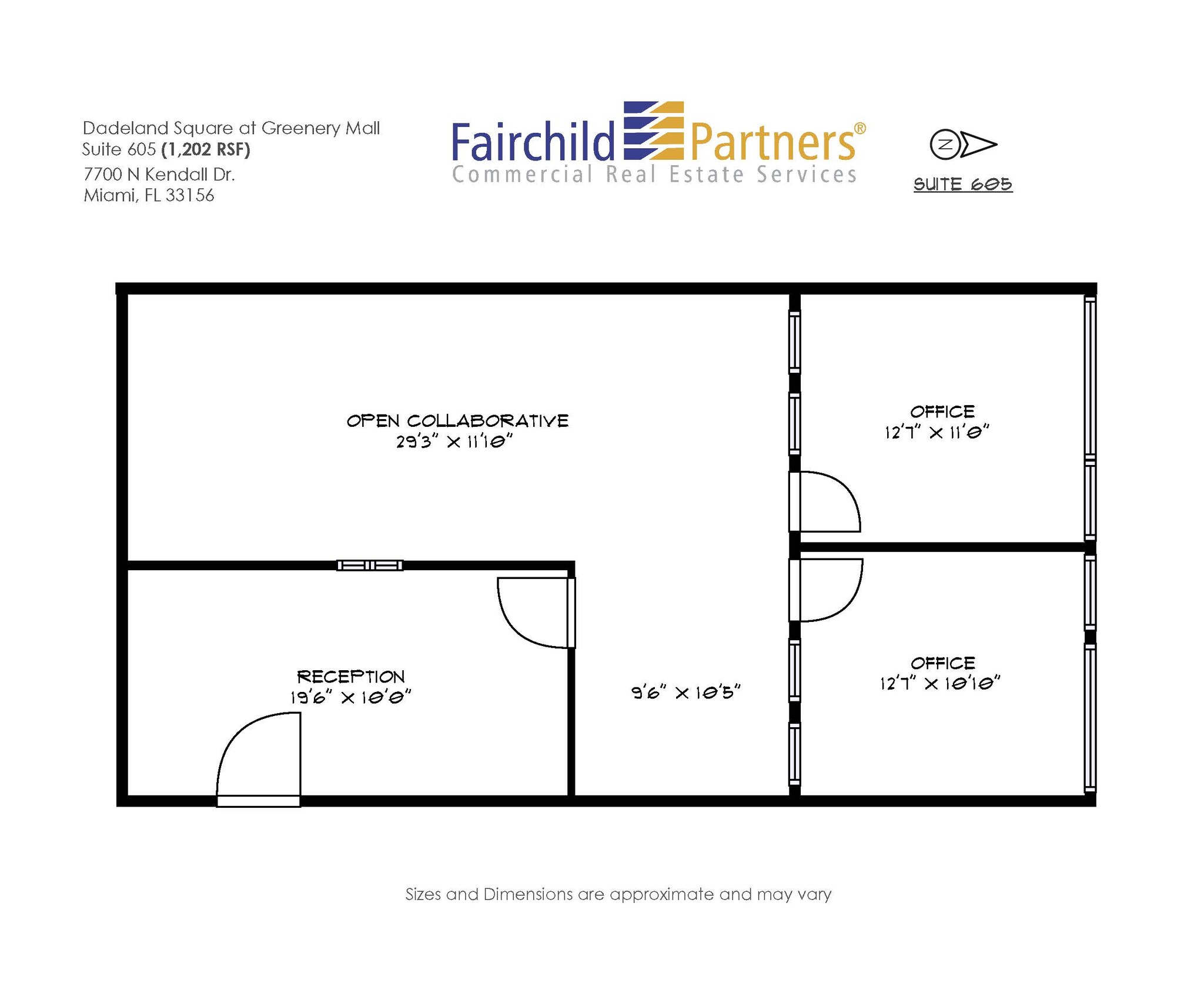 7700 N Kendall Dr, Miami, FL for lease Floor Plan- Image 1 of 1