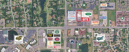 4930-4950 E 21st St, Wichita, KS - Aerial map view - Image1