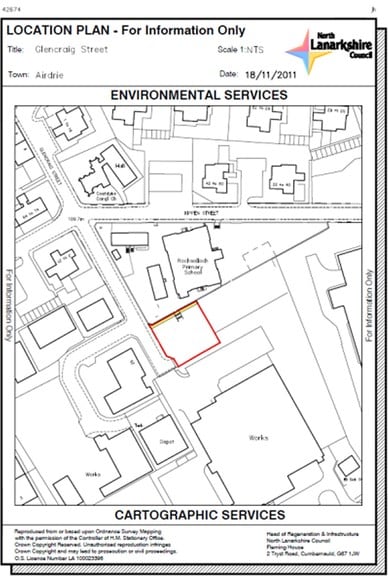 Glencraig St, Airdrie for sale - Site Plan - Image 1 of 1