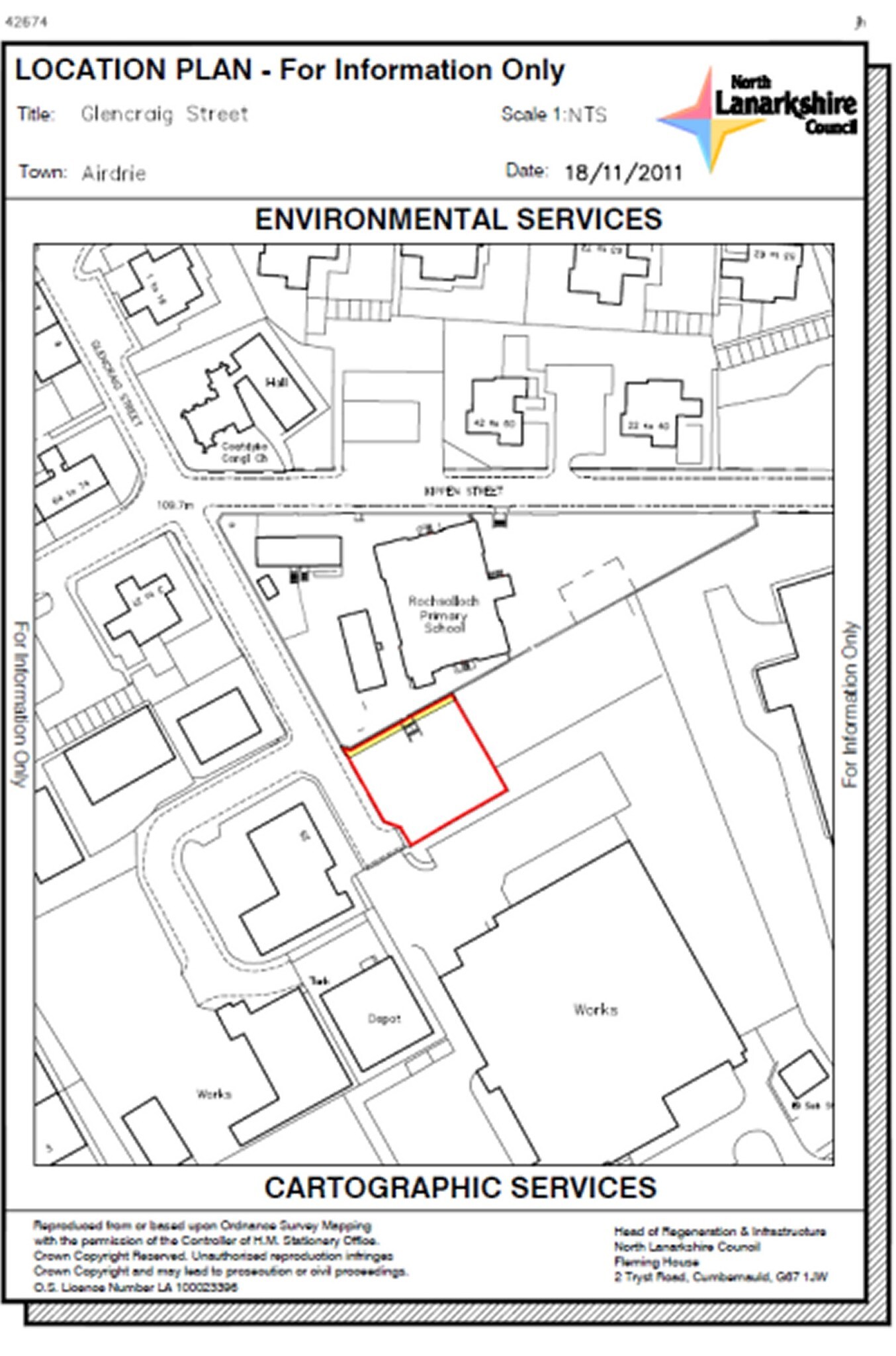 Glencraig St, Airdrie for sale Site Plan- Image 1 of 1