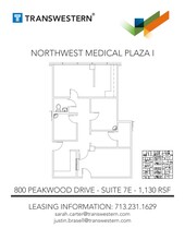 800 Peakwood Dr, Houston, TX for lease Floor Plan- Image 2 of 2