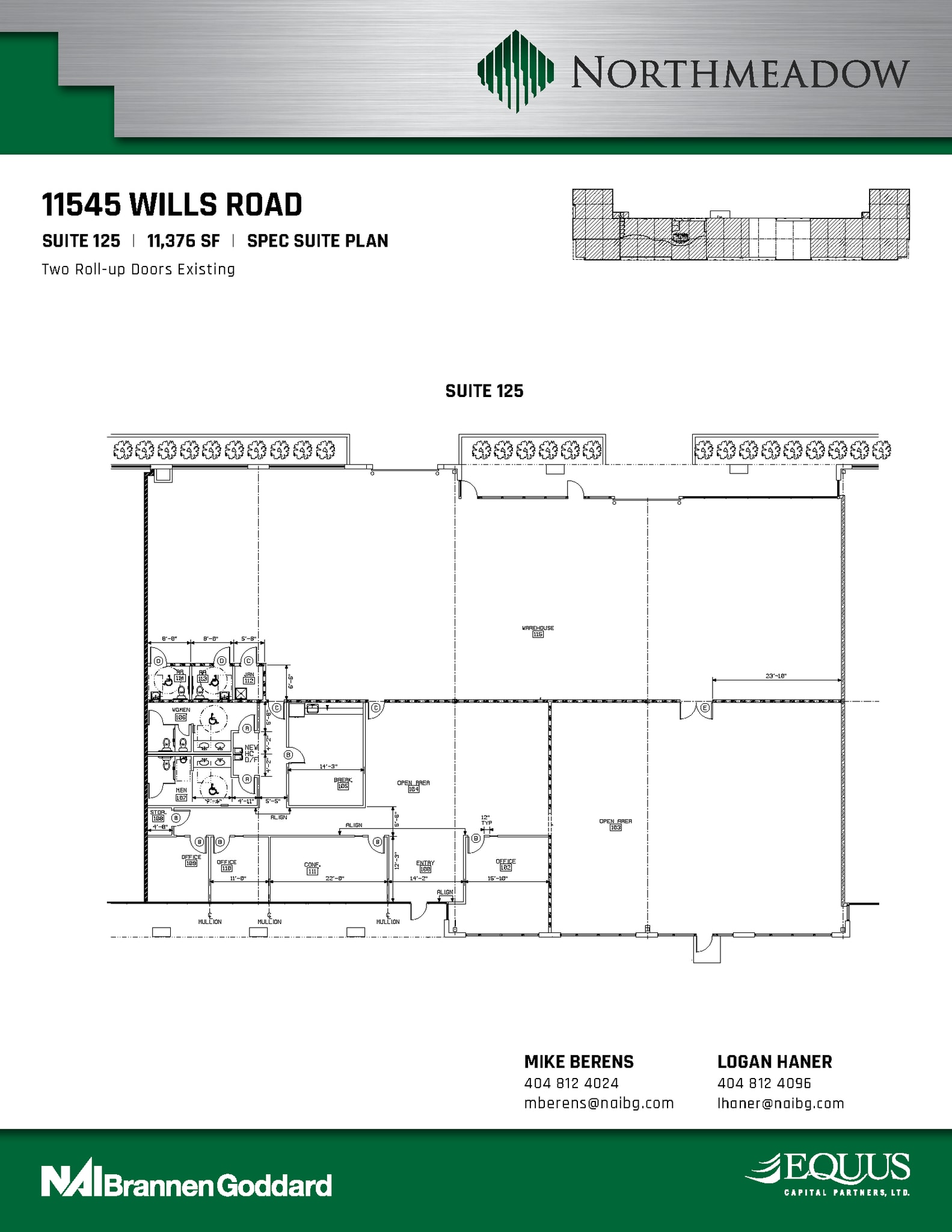 11545 Wills Rd, Alpharetta, GA for lease Floor Plan- Image 1 of 1
