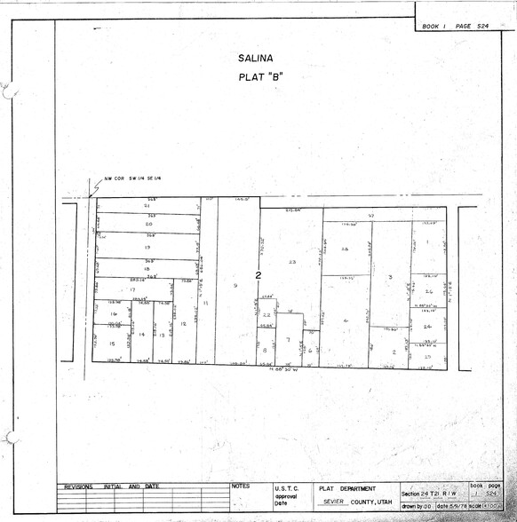 396 N State St, Salina, UT for lease - Plat Map - Image 1 of 1