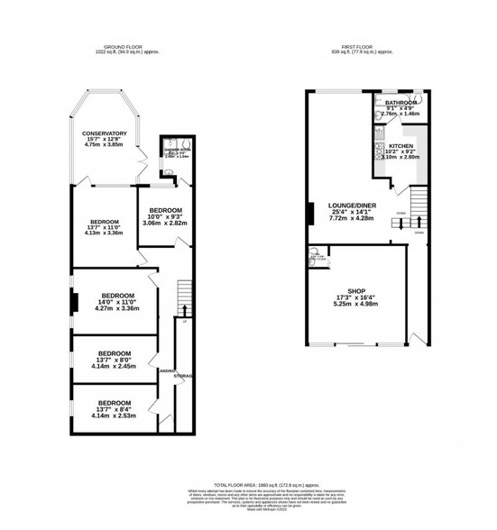 239-239a Wickham Ln, London for sale - Floor Plan - Image 2 of 2