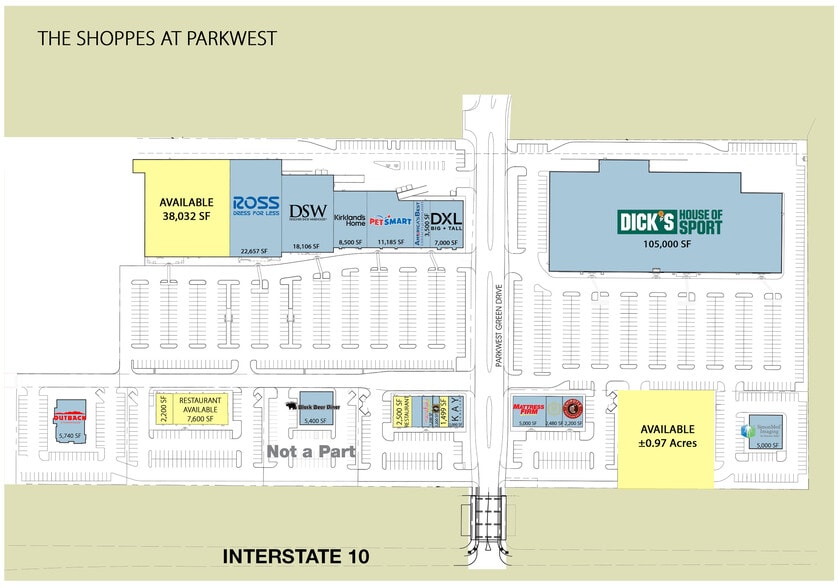24600 Katy Fwy, Katy, TX for lease - Site Plan - Image 1 of 5