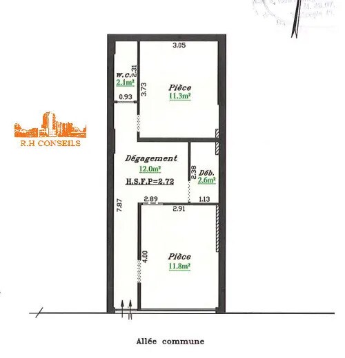 Retail in Neuilly-Sur-Marne for lease - Floor Plan - Image 2 of 2