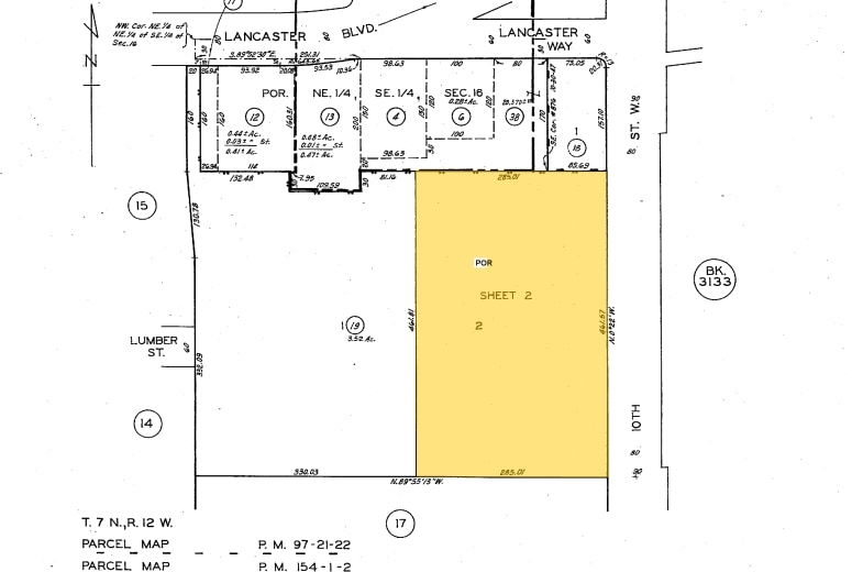 44725 10th St W, Lancaster, CA for sale - Plat Map - Image 2 of 71