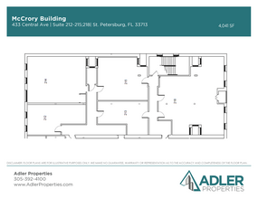 425-445 Central Ave, Saint Petersburg, FL for lease Floor Plan- Image 1 of 1