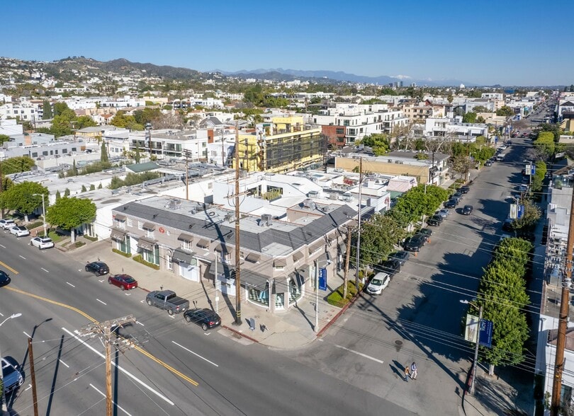 706-708 N La Cienega Blvd, West Hollywood, CA for lease - Aerial - Image 2 of 3