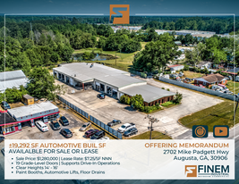 ±19,292 SF Automotive Building SF - NNN Property